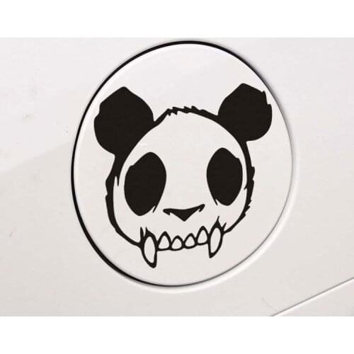 Car styling Skull Zombie Panda Evil Mad Dead Goth Vinyl Decal Car Sticker Black Motorcycle sticker
