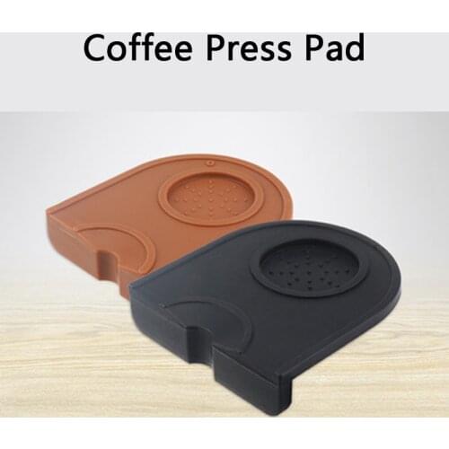 Coffee Powder Pad Anti-Slip Corner Filler Mat Home Bar Silicone Coffee Machine Handle Pad Kitchen Tool Coffee Accessories