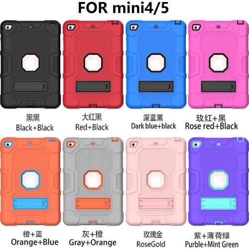 Shockproof Case Voor iPad Mini 4 Kickstand Hard Cover Drop Proof Tablet Shell Voor iPad Mini 5 Case