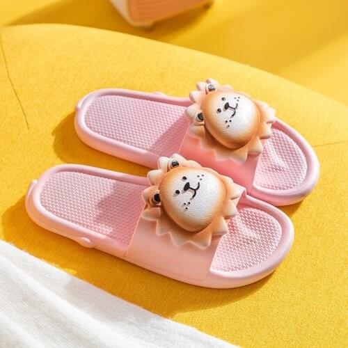 Men and Women Slippers Cartoon Indoor Summer Flat Slippers Couple Non-Slip Beach Slides Home Floor Cute Shoes TX253