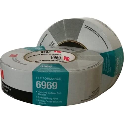 3M Extra Heavy Duty Duct Tape 6969 Black And Silver Color 48MM*54.8M
