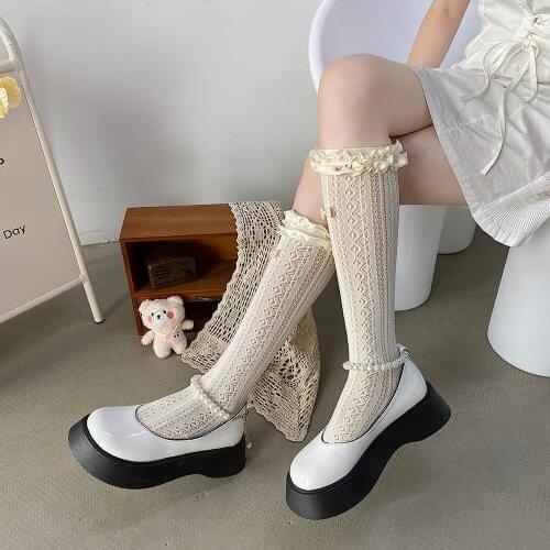 British style small leather shoes women 2021 summer new thick-soled Japanese retro Mary Jane shoes