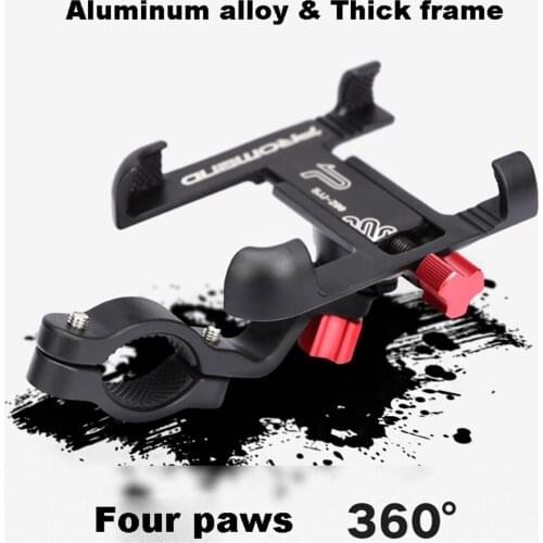 360 Rotate Eagle Claw Bionic Bike CellPhone Holder Mount Aluminum Bicycle Motocycle Handlebar Cellphone Stand Bracket For iPhone