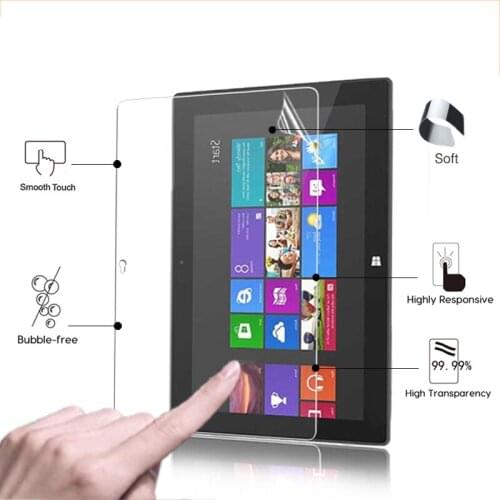 High Clear Glossy screen protector film For Microsoft Surface RT 10.6'' tablet ANti-Scratched HD lcd screen protective films