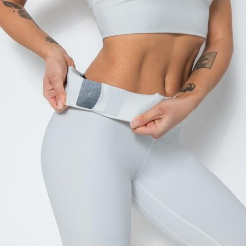 Shi Nuoxuan Womens Sports Fitness Pants Tight-fitting High-waisted Hip Yoga Pants Double-sided Sanding with Pockets for Running