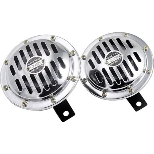 2X Basin-type Electric Horn Waterproof Loudspeaker Two-tone Pot-type Speaker