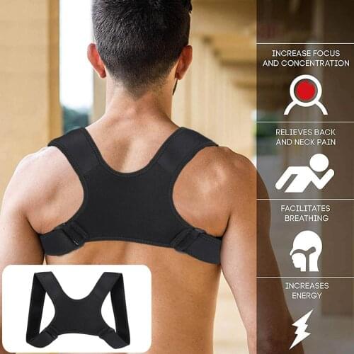 2021 Posture Corrector Fracture Support Back Shoulder Correction Brace Belt Strap SM