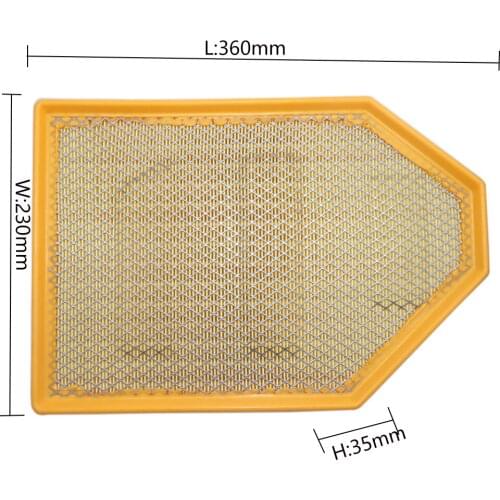 Car Air Filter For Dodge Challenger SRT 5.7L 6.2T 2008 2009 2010 2011 2012 2013 2014 2015 2016 2017 2018 2019 2020- 04861746AB
