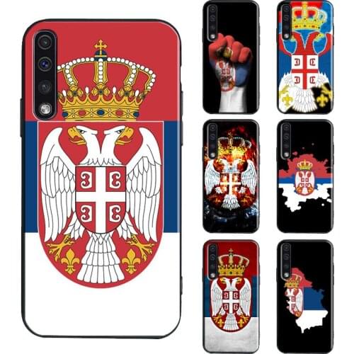 Serbia Flag Phone Case For Samsung A71 A51 A31 A11 A21S A20e A70 A50 A40 A10 A20 S A12 A32 A42 A52 A72