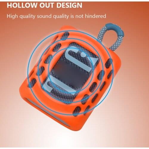 Colorful Dust-proof Silicone Protective Skin Case Cover Shell with Carabiner for -JBL GO 3 Go3 Bluetooth Speaker Accessories