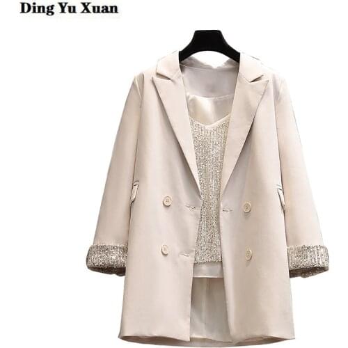 Ding Yu Xuan Women's Oversized Jackets