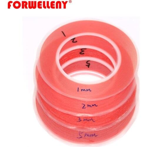 Sticker Double Side Adhesive Sticker glue Tape For Cellphone Touch LCD Mobile Phone cover back housing width 1mm/2mm/3mm/5mm