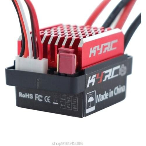 60A Brushed Motor ESC Electrical Speed Controller for 1/10 RC Car Buggy Short Course Truck Crawler Tank D10 20 Dropshipping