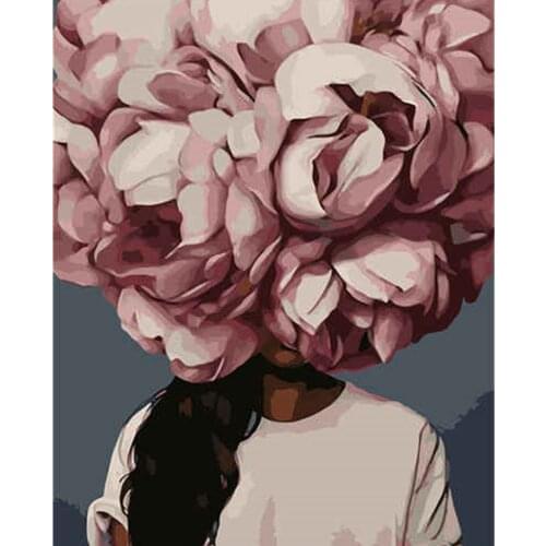 Oil Color Painting by Numbers Adult Op Nummer Home Decor Decorative Girls Acrylic Paints Canvas For drawing Diy Gift Wall Art