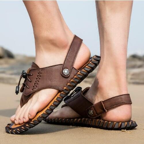 2021 summer and comfortable shoes flat Anti-slip Slippers Men Casual sports shoes authentic mens fashion slippers flip-flops