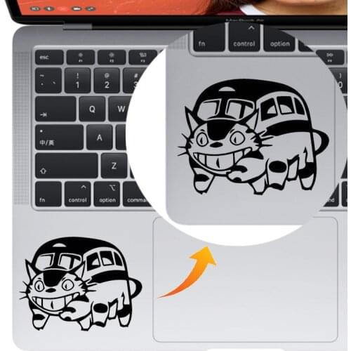 Totoro Nekobus Trackpad Laptop Sticker for Macbook Decal Pro 16" Air Retina 11 12 13 15 inch Mac Book 14" Cartoon Notebook Skin
