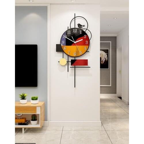 Clock Wall Clock Living Room Personality Creative Fashion Modern Simple and Light Luxury Mute Home European Style Wall Watch