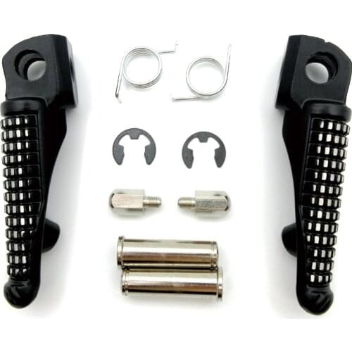 New Motorcycle Front Footrests Foot Pegs For Kawasaki Ninja 250 Z750 Z750S Z800 Z1000 SX ER6F ER6N ZX-6R 636 ZX-9R ZX-10R ZX-12R