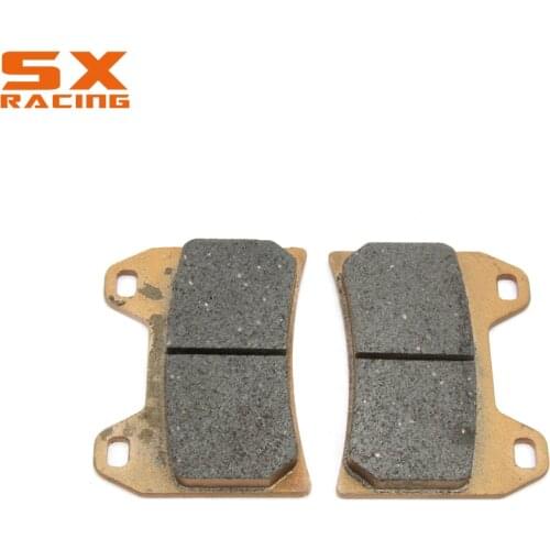 Motorbike Front Brake Pads For MONSTER SUPERSPORT PEGASO RST RSV TUONO DORSODURO ST SPS UNO TNT TOMADO TRE G650 F800 RAPTOR