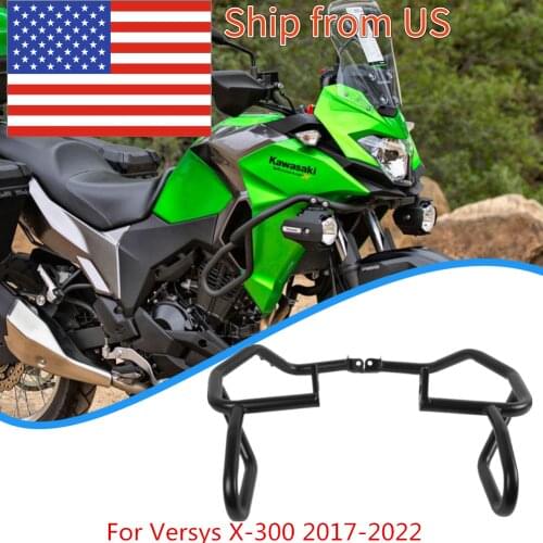 Motorcycle Highway Crash Bar Engine Guard Bumper Stunt Cage Falling Protection For Kawasaki Versys X-300 ABS 2017-2020 2018