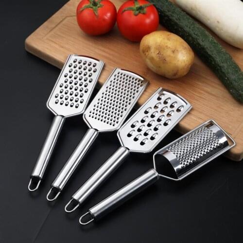 Multifunction Stainless Steel Cheese Zester Lemon Zester Fruit Peeler Shredder Microplane Spice Grater Fruit Vegetable Tools