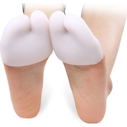 2019 New Silicone Gel Foot Toe Separator Bunion Splint Straightener Corrector Hallux Valgus Massager Feet Care Tool