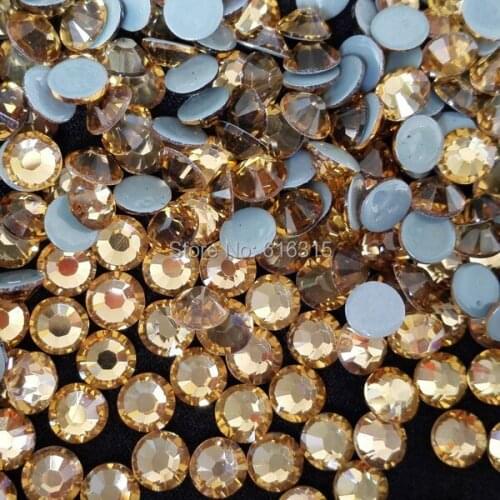 Ss16 light colorado topaz color 1 lot 1440 pcs ;women sexy biniki stones hot-fix decoration