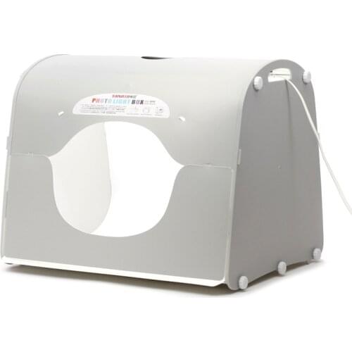 SANOTO led light photo light box photography table top foto studio lightbox folding Softbox Portable studio shooting tent Kit