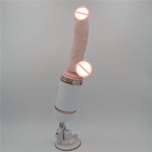 Heated Telescopic Dildo Vibrator Penis Automatic Sex Machine Wireless Remote Control Sex Products Suction Cup Sex Toys for Women