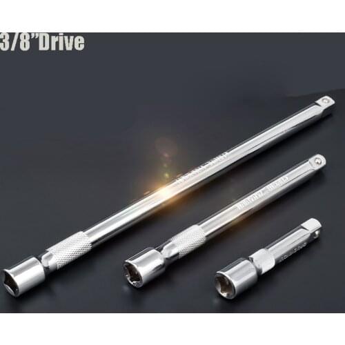 1Pc 3" 6" 10" Long Extension Bar 3/8 Drive Ratchet Socket Extender Hand Adjustment Tool Extension Socket Drive Hand Tool