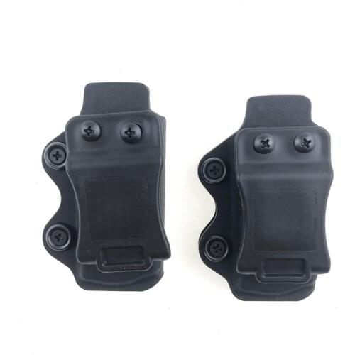 Tactical Mag Holster 9mm Carrier Glock 9mm to .45 Magazine Case Fits Glock 17 19 26 23 27 31 32 33 Pistol Magazine Pouch