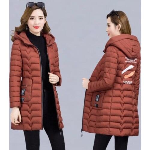Winter Coat Women 2018 Fashion Cotton Padded Jacket Women Long Parka Hooded Coats Female Thick Warm Plus Size Winter Coats Women