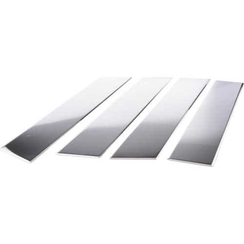 6Pcs Chrome Door B Pillar Covers Trim Overlay for 05-10 Chrysler 300 300C Magnum