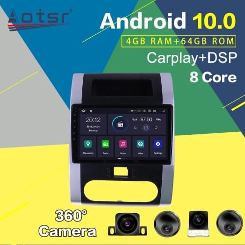 Android 10.0 64GB PX6 Car Radio GPS Navigation For Nissan X-trail 2007-2015 Car Multimedia Player Auto Audio Stereo Head Unit 2K