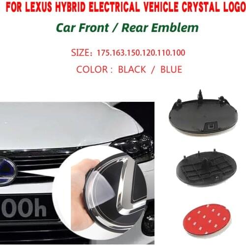 Car sticker Front Trunk Rear Emblem LOGO Accessories For Lexus IS200 IS250 IS300 CT200 ES200 ES300 GS300 GS350 GX470 RX400 NX200