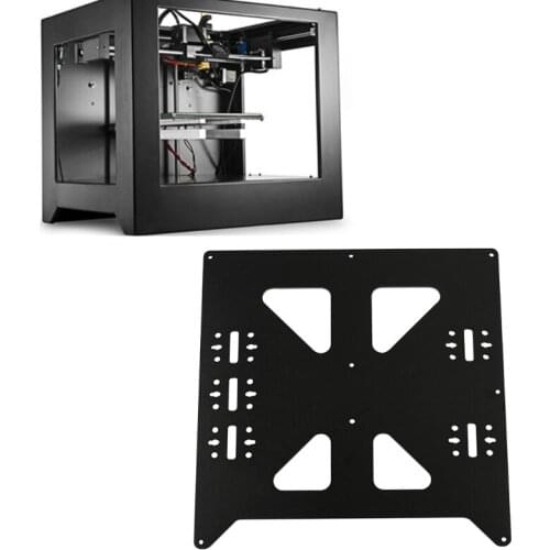 E65A Y Carriage Anodized Aluminum Plate for Anet A8 A6 3D Printer Heated Bed Support