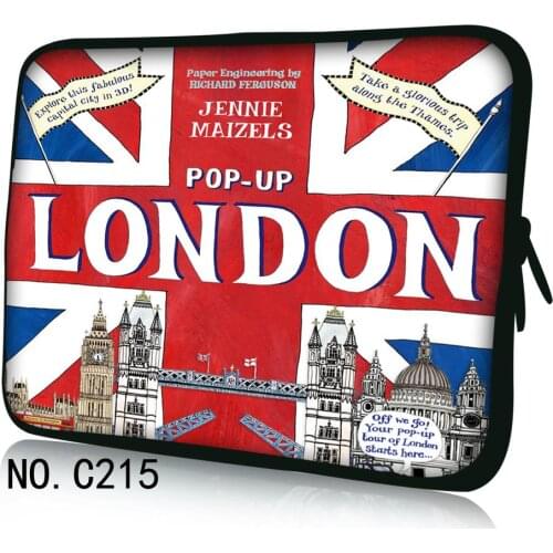 London Flag 7 9.7 10 12 11.6 13 13.3 Notebook Sleeve 14 14.4 15 15.4 15.6 17 17.3 inch Laptop Bag Case Cover With handle