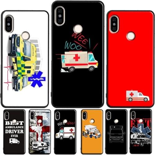 EMT EMS Ambulance Case For Xiaomi Redmi Note 8T 9S 7 8 9 Pro Coque For Redmi K30 Ultra 10X 9 9A 9C 8 8A 7 7A