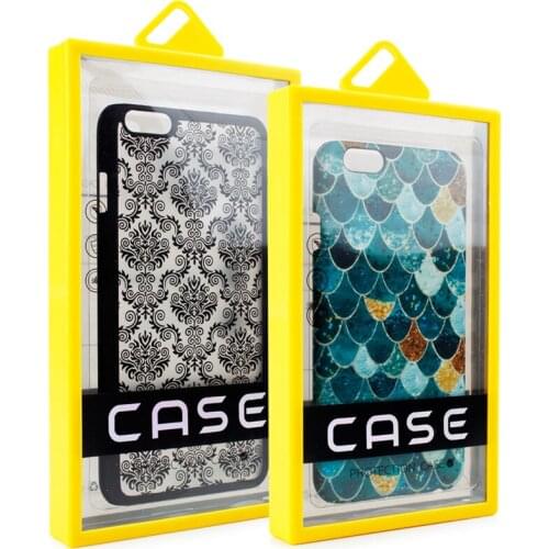 KJ-560 150pcs NEW STYLE Wholesale Package BOX Cellphone Shell Clear Transparent PVC Plastic Packaging Box for iPhone6S/6S plus