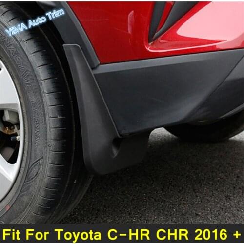 Lapetus Car Styling Mudflaps Splash Guards Mud Flap Mudguards Fender Cover Kit Fit For Toyota C-HR CHR 2016 2017 2018 2019 2020