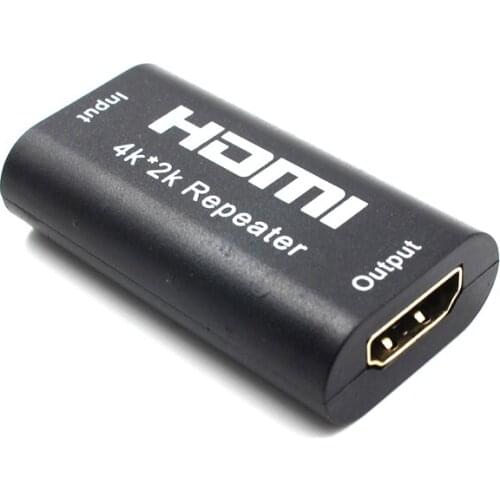 Mini 130FT 40M Full HD 1.65Gbps 1080p HDMI-compatible Repeater Extender Amplifier Booster HDMI-compatible to HDMI-compatible