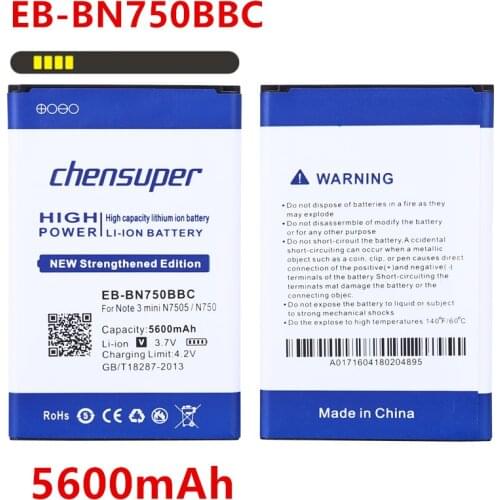 NEW B800BE EB-BN910BBE EB-BN750BBC for Samsung Galaxy Note2 N7100 Note3 NOTE4 Note 3 NEO LTE SM-N7505 J5 2016 Edition Battery