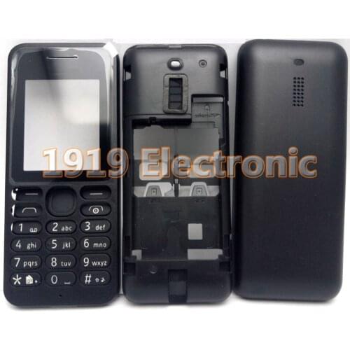 New Full Phone Housing Cover Case with Keypad For Nokia 130 DS RM1035 Rm1122