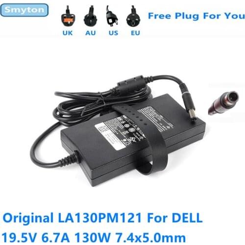 Original 130W Charger For DELL LA130PM121 19.5V 6.7A DA130PE1-00 Inspiron one 2205 Vostro 15 7570 Laptop Power Supply AC Adapter