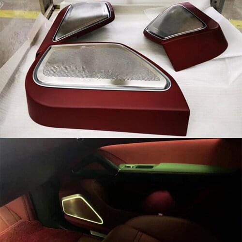 Fit for Porsche panamera Synchronize the original car 7 colors Led Speaker Ambient Light Atmosphere Light led Ambient Lamp