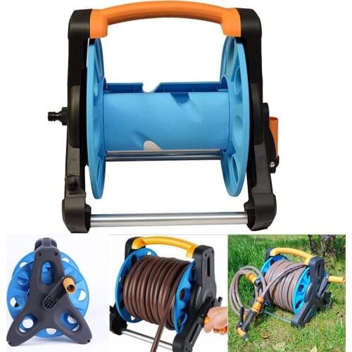 Garden Hose Reel Stand Water Pipe Storage Rack Cart Holder Bracket for 35m 1/2 Inch Hose SCVD889