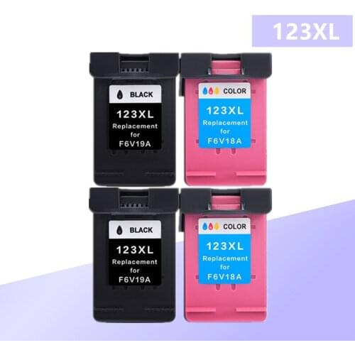 Compatible For HP123 123XL Ink Cartridge for HP 123 DeskJet 1110 1111 1112 2130 2132 2134 Officejet 3830 3831 3832 3834 Printer