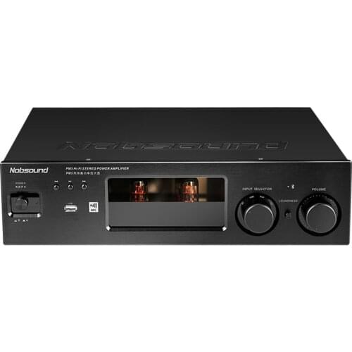 Nobsound PM5 Hi-Fi Stereo Power Amplifier NFC Wireless Bluetooth Amplifier Support USB CD DVD 80W + 80W Power Black