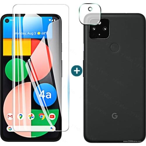 2 in 1 For Google Pixel 4a 5G Glass For Pixel 4 a 4G Glass Camera Lens Phone Screen Film Protector 5 A4 Tempered Glas Protective