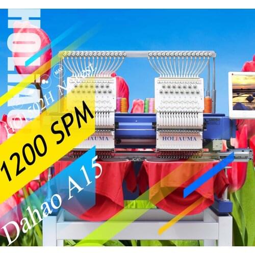 10 Years Service!!! Holiauma T Ajima New Hat Falt and T-Shirt Embroidery Machine China Price Bangladesh Embroidery Machine